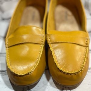 Old Navy yellow loafers